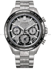 Zegarek Męski Citizen Attesa Eco-Drive SATELLITE WAVE GPS Platinum Shine CC4076-65A - Limitowana Edycja