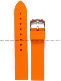 Silikonowy pasek do zegarka Chermond PG4.18.5, 18 mm, Pomarańczowy