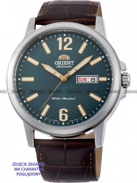 Pasek skórzany do zegarka Orient RA-AA0C06E19B i RA-AC0F07S10B - UL00A011J0 - 22 mm