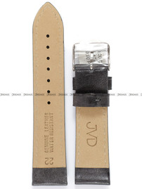 Pasek skórzany wodoodporny do zegarka - JVD R41514/22 - 22 mm