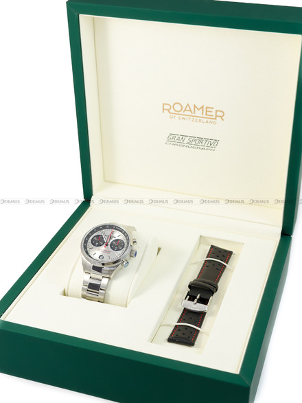 Zegarek Męski Roamer Gran Sportivo 978818 41 85 21 - Dodatkowy pasek w zestawie
