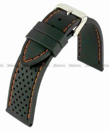 Silikonowy pasek do zegarka Horido 0015.01OR.20S, 20 mm, Czarny