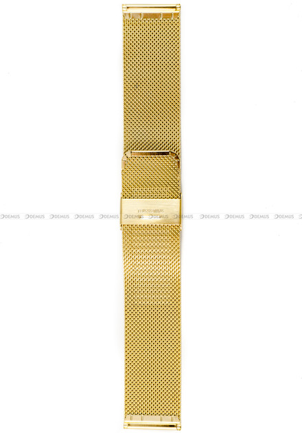 Bransoleta mesh do zegarka - BMZ02.24.BZ-SSP - 24 mm - złota