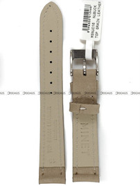 Skórzany pasek do zegarka Minet MSNUC16, 16 mm, Brązowy