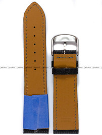 Pasek skórzany wodoodporny do zegarka - Fluco Nautilus 303M-01-22 - 22 mm