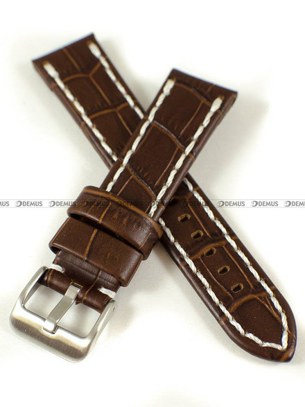 Skórzany pasek do zegarka Pacific W49.20.2.7, 20 mm, Brązowy