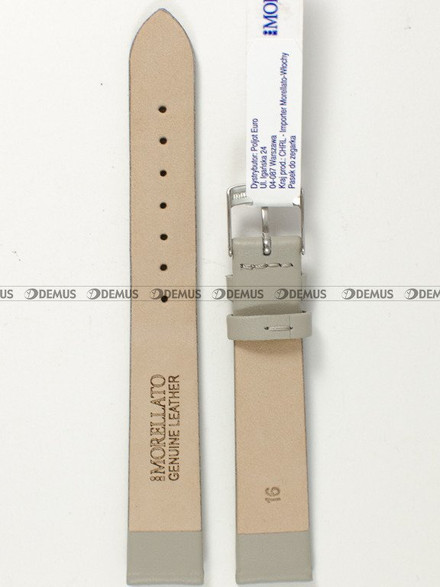 Skórzany pasek do zegarka Morellato A01X5126875094CR16, 16 mm, Niebieski