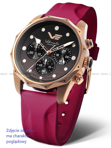 Pasek silikonowy do zegarka Vostok Europe Vilnele JS20-125B751 - 20 mm