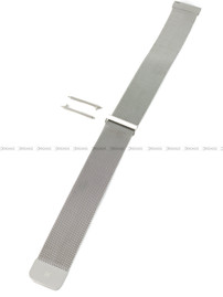 Bransoleta mesh do zegarka - Hirsch Milanaise 30161434-2-22 - 22 mm