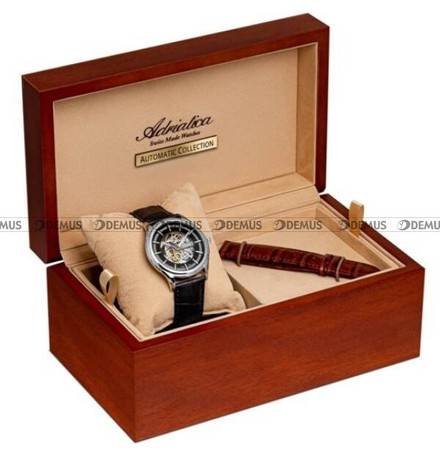 Adriatica A8328.5214GAS Zegarek Męski Automatyczny - Dodatkowy pasek w zestawie