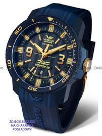 Silikonowy pasek do zegarka Vostok Ekranoplan D511, 25 mm, Granatowy