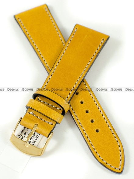 Skórzany pasek do zegarka Horido 9407.08.22S, 22 mm, Brązowy