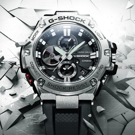 Zegarek Casio G-Shock Radio Controlled GST-B100D-1AER Męski, Kwarcowy, Wskazówkowo-Elektroniczny