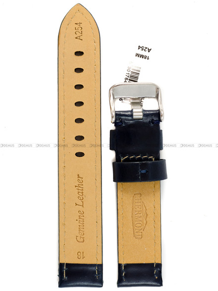 Pasek skórzany do zegarka - Chermond A254.18.5 - 18 mm