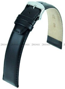 Skórzany pasek do zegarka Horido 0077L.01.20S, 20 mm, Czarny