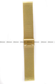 Pozłacana, siateczkowa (mesh) bransoleta do zegarka Chermond BRG3-22, 22 mm, Złota
