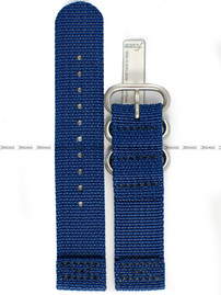 Pasek Bawełniany do zegarka - Fluco Cotton 760M-06-22 - 22 mm