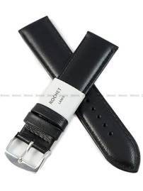 Pasek skórzany do zegarka - Rochet Screen 6330801 - 22 mm - Czarny