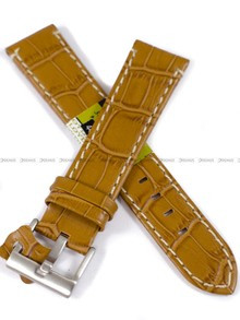 Skórzany pasek do zegarka Diloy 361.20.9, 20 mm, Brązowy