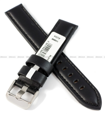 Pasek skórzany do zegarka - Chermond A254.18.1 - 18 mm