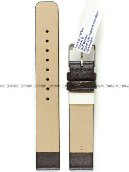 Skórzany pasek do zegarka Morellato A01X3076875032CR16, 16 mm, Brązowy
