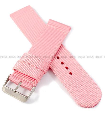 Nylonowy Pasek do zegarka - Demus PND7.24.13-SR - 24 mm