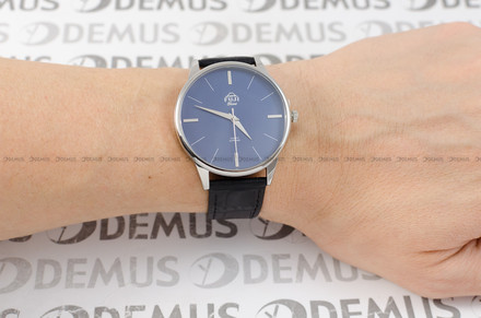 FujiTime M7140Q-Silver-Blue Zegarek Męski