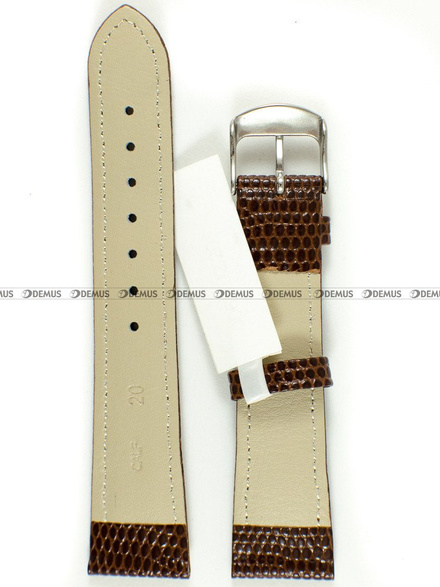 Skórzany pasek do zegarka Horido 0065.02.20S, 20 mm, Brązowy