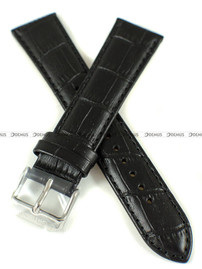 Skórzany pasek do zegarka Orient UL002012J0, 21 mm, Czarny