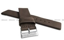 Skórzany pasek do zegarka LAVVU LSCUC22, 22 mm, Brązowy