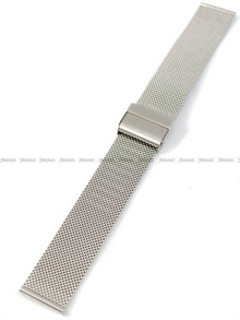 Bransoleta mesh do zegarka - Pacific MS-06-31-20MM - 20 mm - srebrna