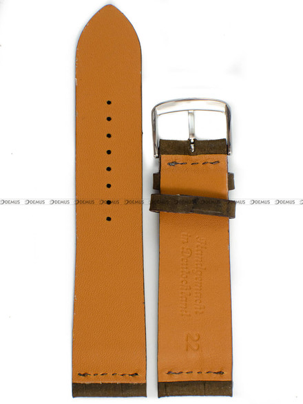 Pasek skórzany do zegarka - Fluco Dakar 142M-02-22 - 22 mm