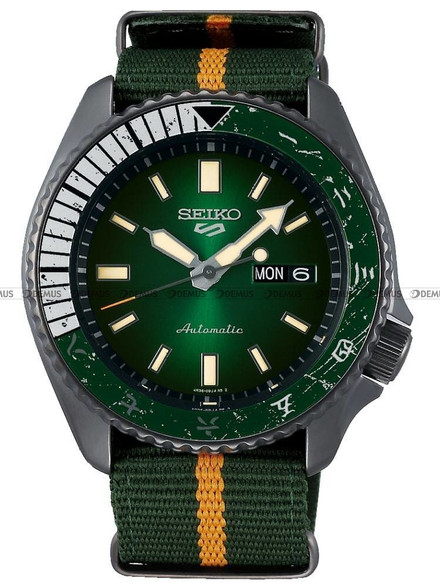 Zegarek Męski Seiko 5 Sports NARUTO & BORUTO - ROCK LEE SRPF73K1 - Limitowana edycja