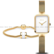 Bering Classic 14520-334-GWP Zegarek Damski - Bransoletka w zestawie