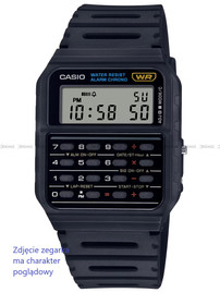 Pasek do zegarka z tworzywa Casio W-720-CA-53, 20 mm, Czarny