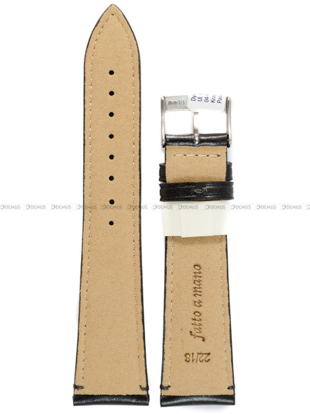 Wodoodporny Pasek do zegarka skórzany - Morellato A01X6122E40019CR22 - 22 mm