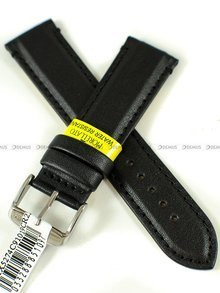 Skórzany pasek do zegarka Morellato A01X5274C91019CR22, 22 mm, Czarny