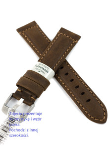 Pasek do zegarka skórzany - Morellato A01X6121D71032ST20 - 20 mm