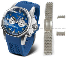 Zegarek Męski Vostok Europe Atomic Age Sakharov VK64-640A700B - Zestaw