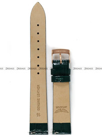Skórzany pasek do zegarka Aviator Aviator V.1.33.0, 16 mm, Zielony