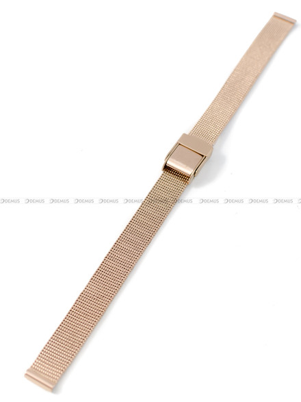 Bransoleta mesh do zegarka - Pacific MS-04-33-10MM - 10 mm - Różowe złoto