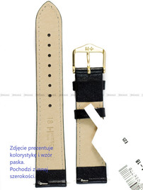 Pasek skórzany do zegarka - Hirsch Osiris 03475050-1-16 - 16 mm