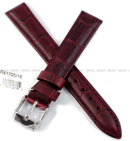 Pasek skórzany do zegarka - JVD R41705/16 - 16 mm