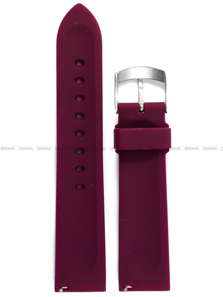 Pasek silikonowy do zegarka Vostok Europe Undine VK68-515A774 - 20 mm