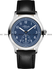 Zegarek Męski Atlantic Worldmaster Heritage Military 1951 53760.41.53 - Dodatkowy pasek w zestawie