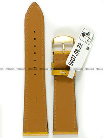 Skórzany pasek do zegarka Horido 9407.08.22S, 22 mm, Brązowy
