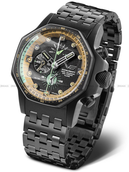 Zegarek Męski Vostok Europe Atomic Age Oppenheimer YM86-640C697B - Zestaw