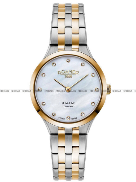 Roamer Slim Line Diamond 512847 47 89 20 Zegarek Damski