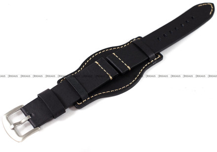 Pasek skórzany z podkładką do zegarka - Tekla PT70.22.1.7 - 18 mm