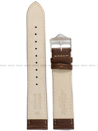 Pasek do zegarka skórzany Atlantic - PA ATL SKORA BRAZ GLADKI-M 20S2 - 20 mm